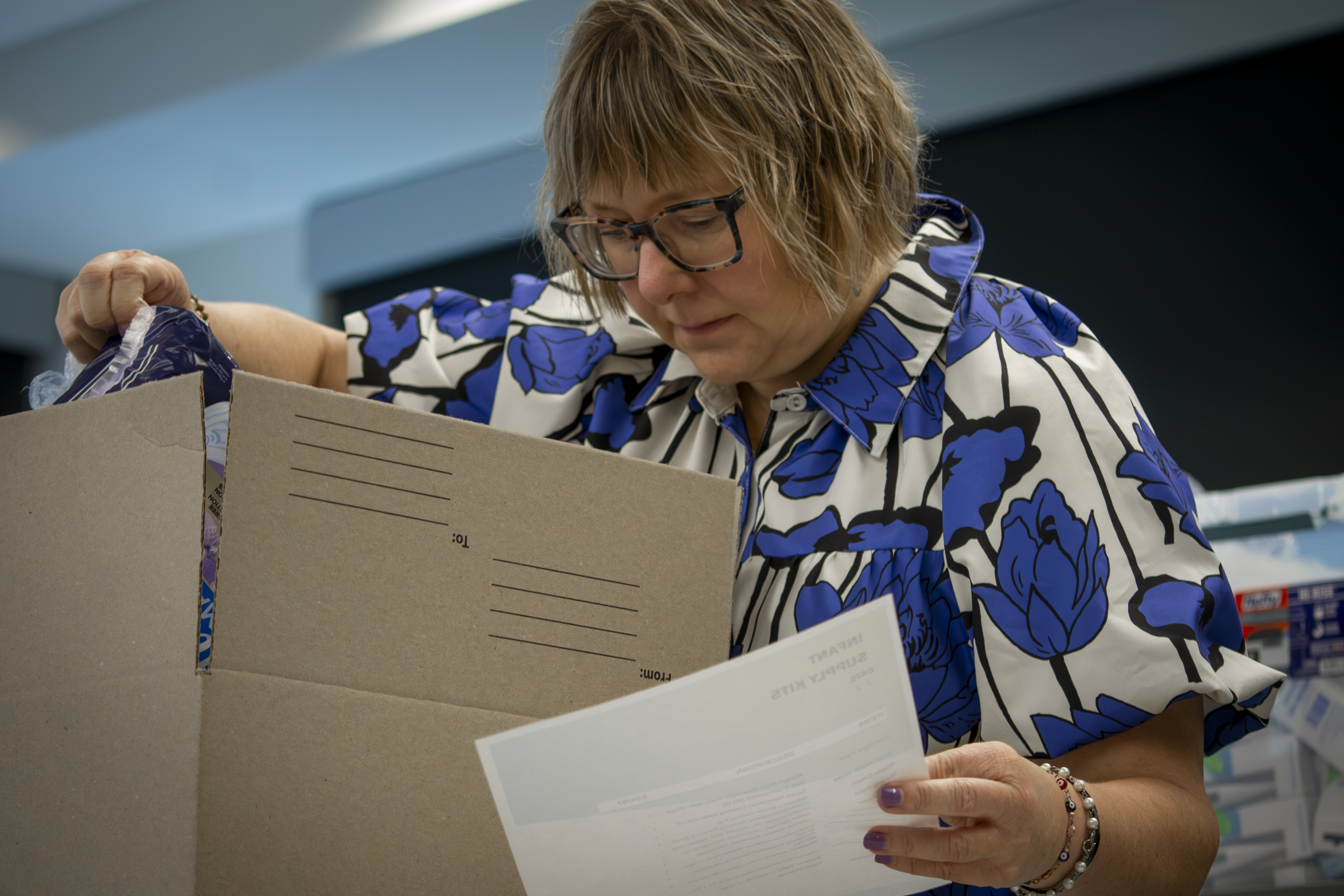 Arkansas Legislators Assemble Mother & Infant Supply Kits